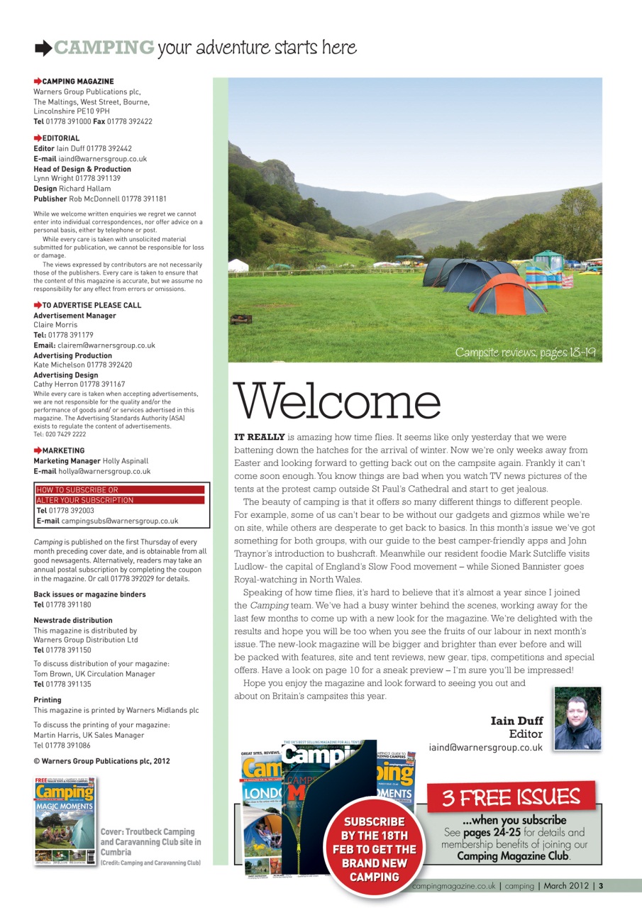 Camping Preview Pages