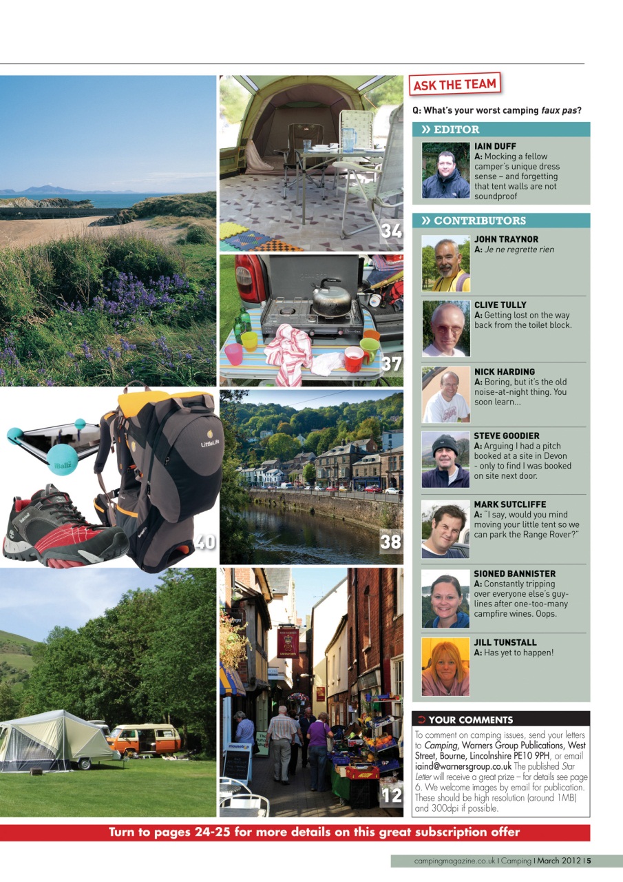 Camping Preview Pages