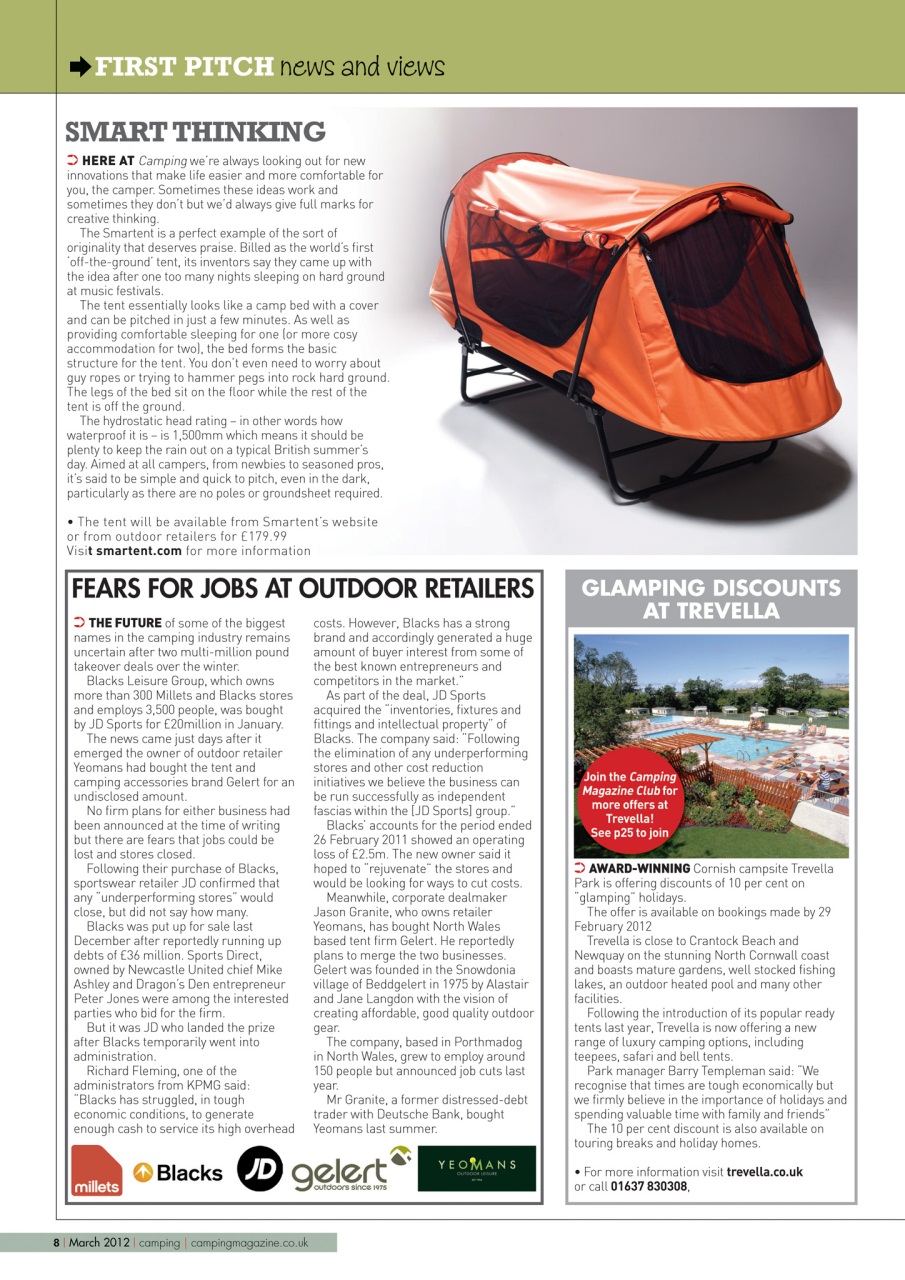 Camping Preview Pages