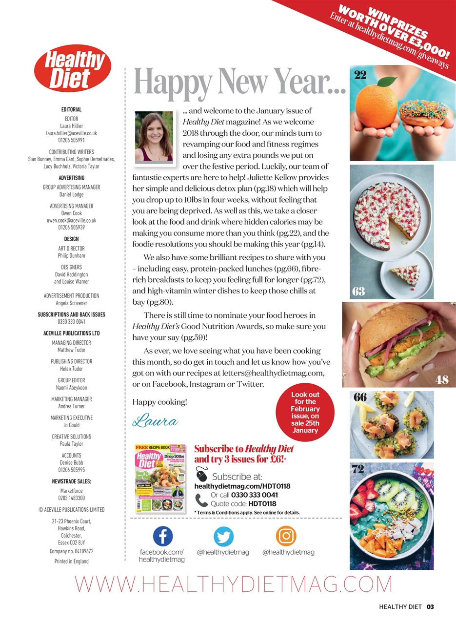 Healthy Diet Preview Pages