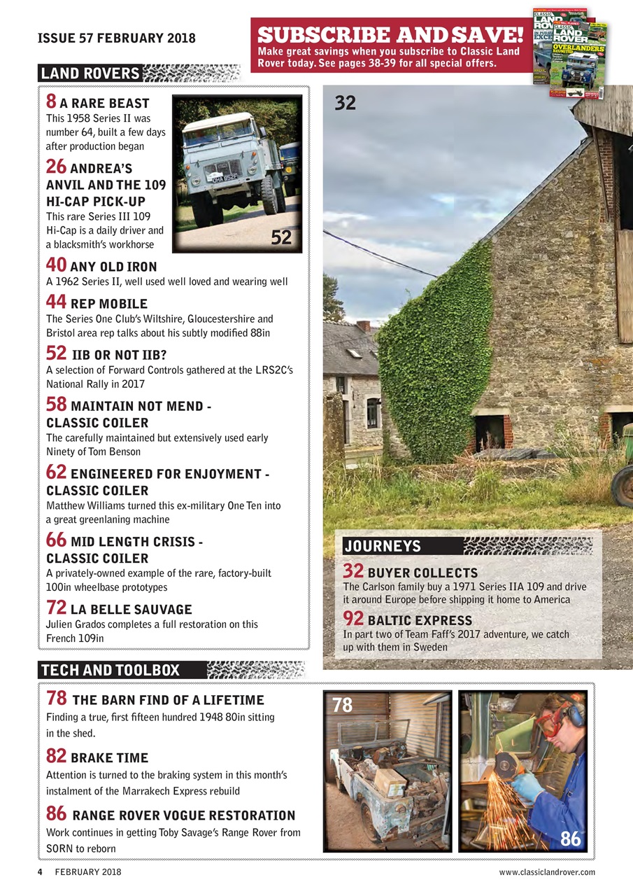 Classic Land Rover Magazine Preview Pages