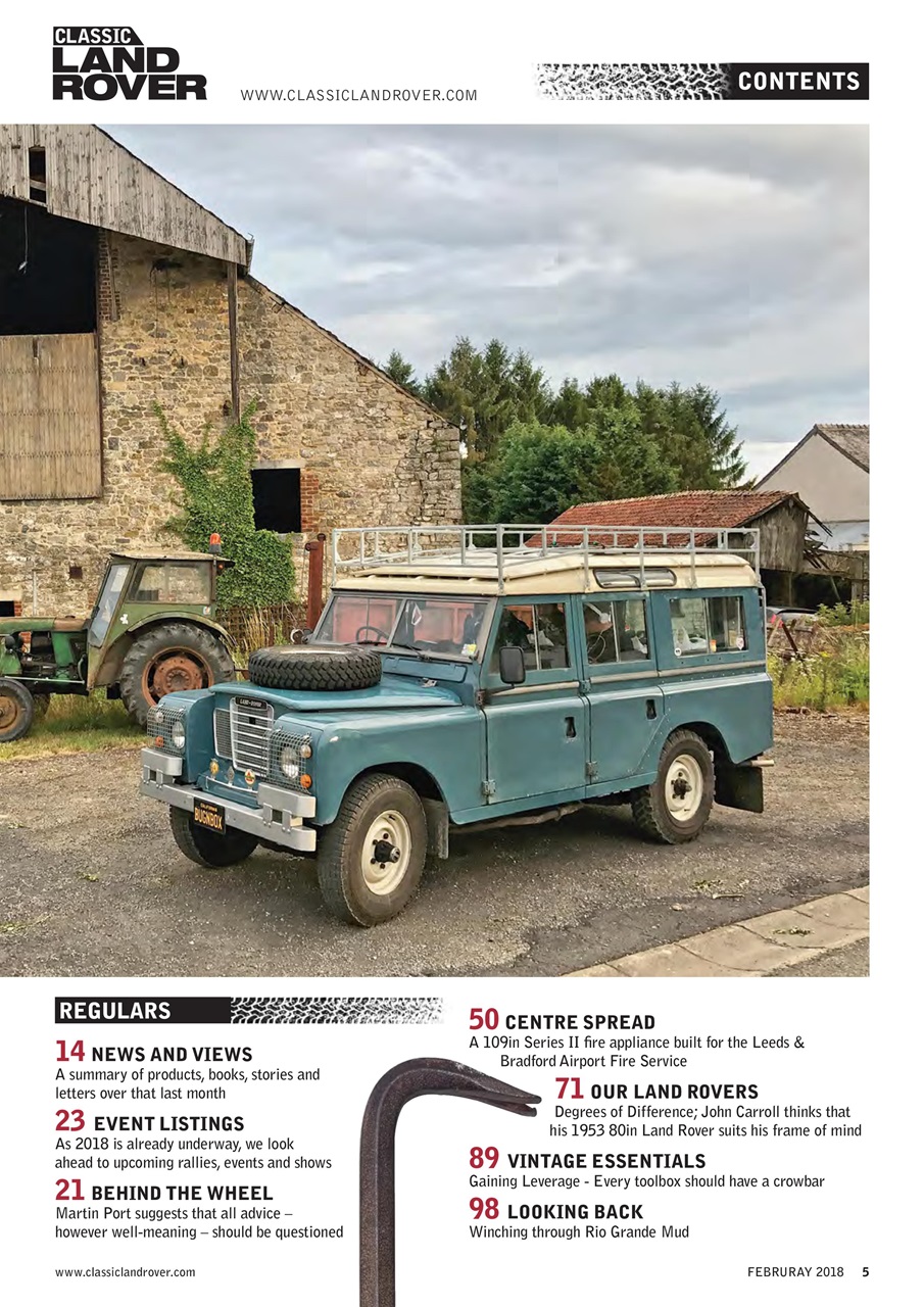 Classic Land Rover Magazine Preview Pages