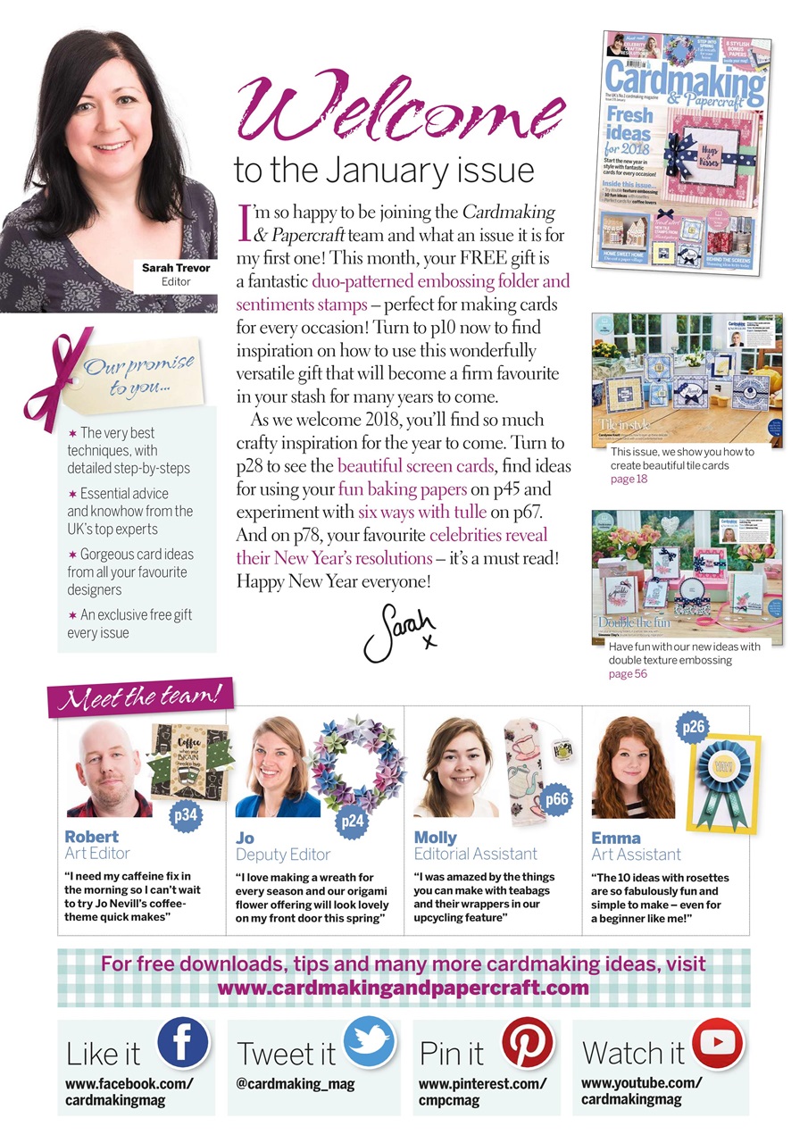 Cardmaking & Papercraft Preview Pages