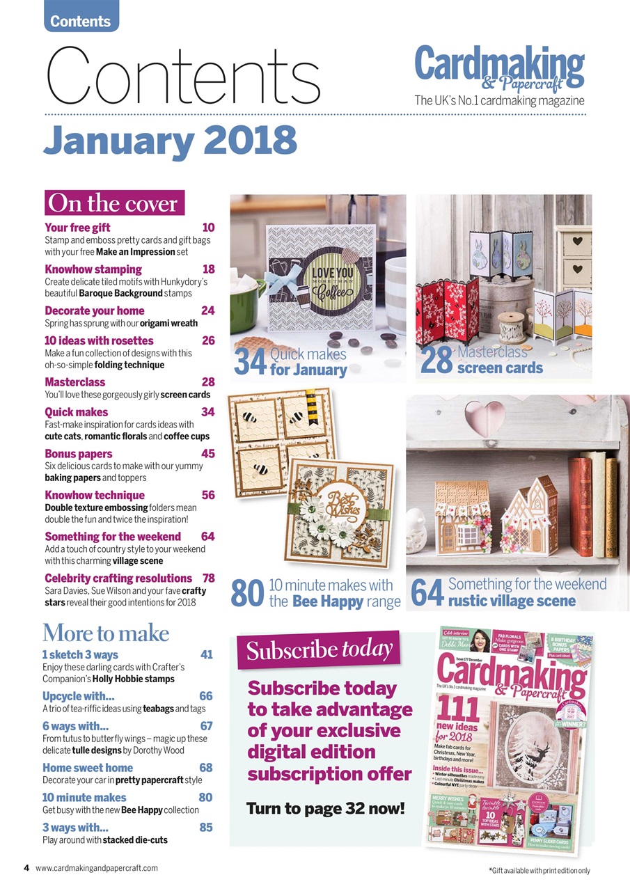 Cardmaking & Papercraft Preview Pages