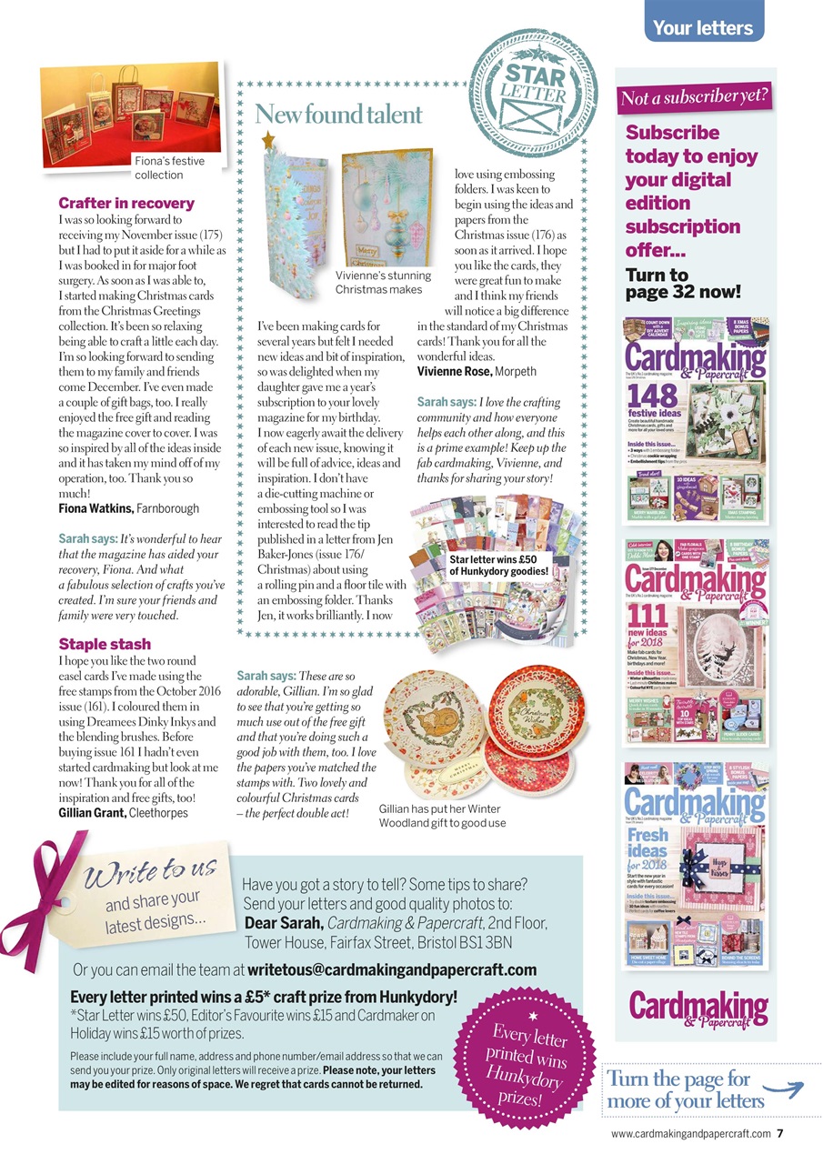 Cardmaking & Papercraft Preview Pages