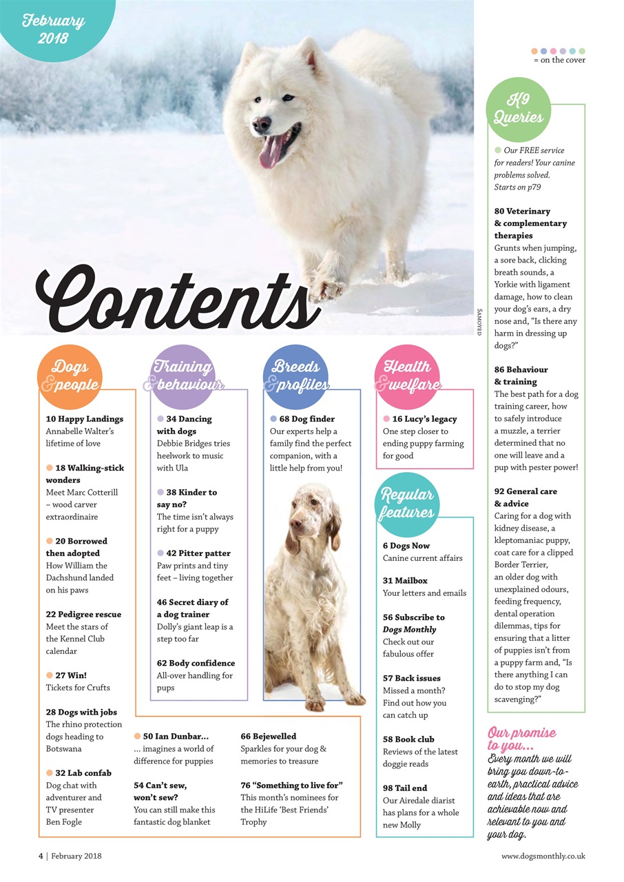 Dogs Monthly Preview Pages