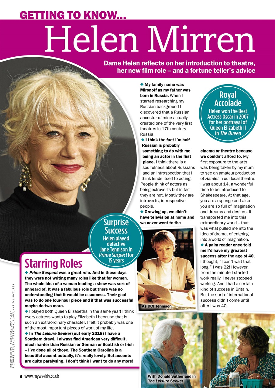 My Weekly Preview Pages