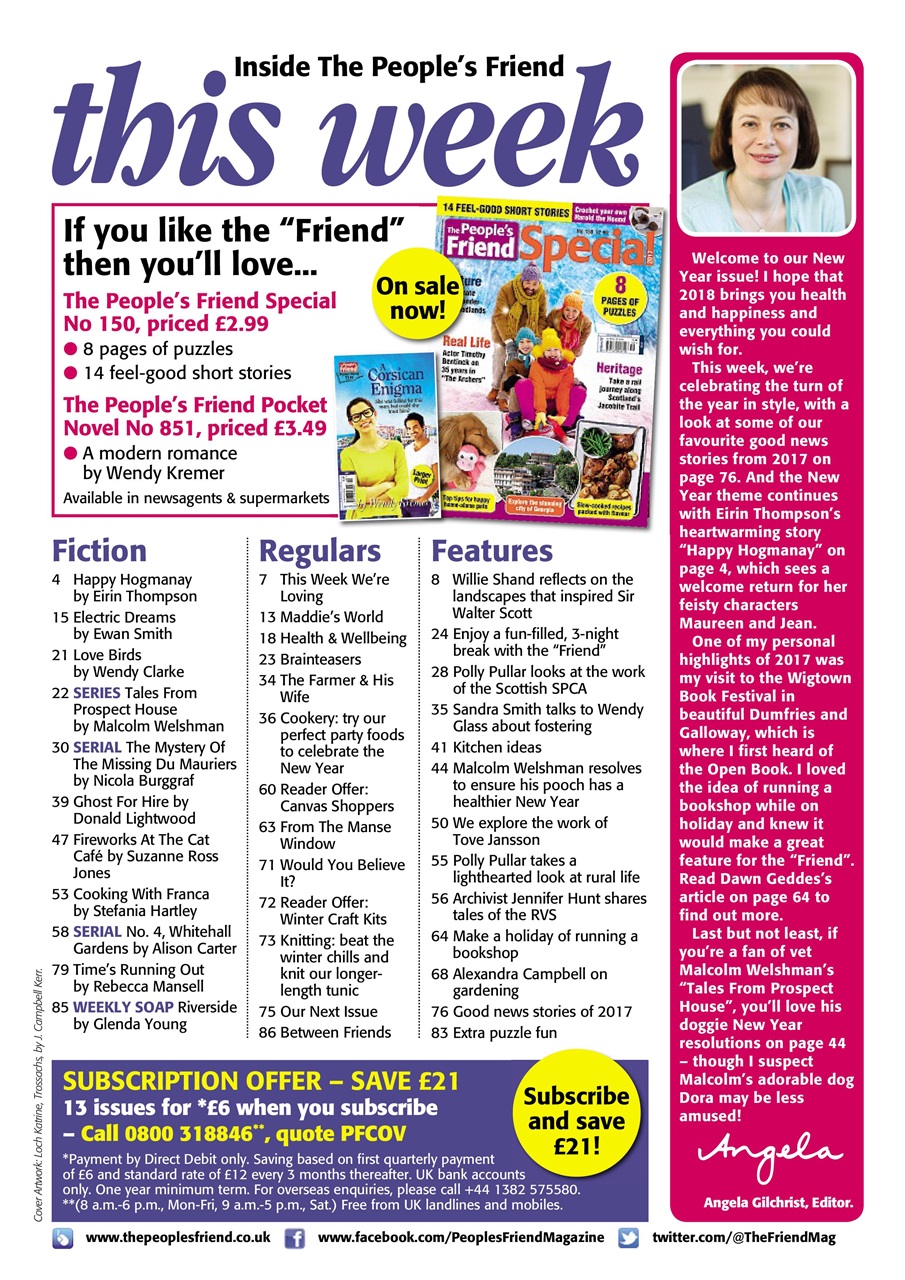 The People’s Friend Preview Pages