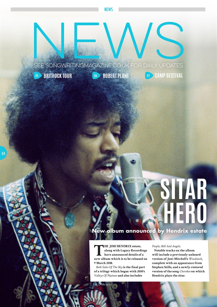 Songwriting Magazine Preview Pages