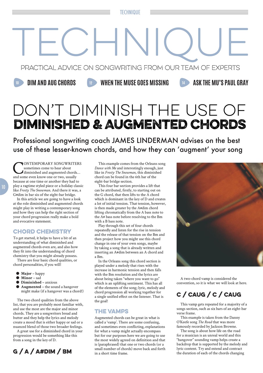 Songwriting Magazine Preview Pages