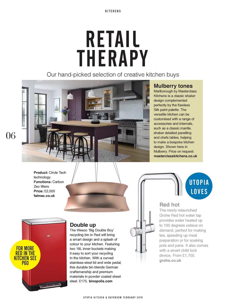Utopia Kitchen & Bathroom Preview Pages