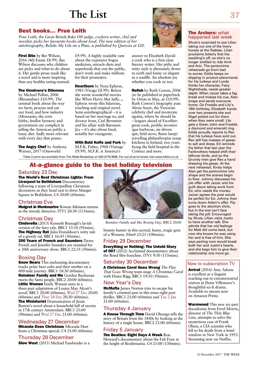 The Week Preview Pages