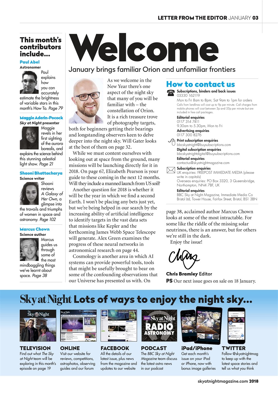 BBC Sky at Night Magazine Preview Pages