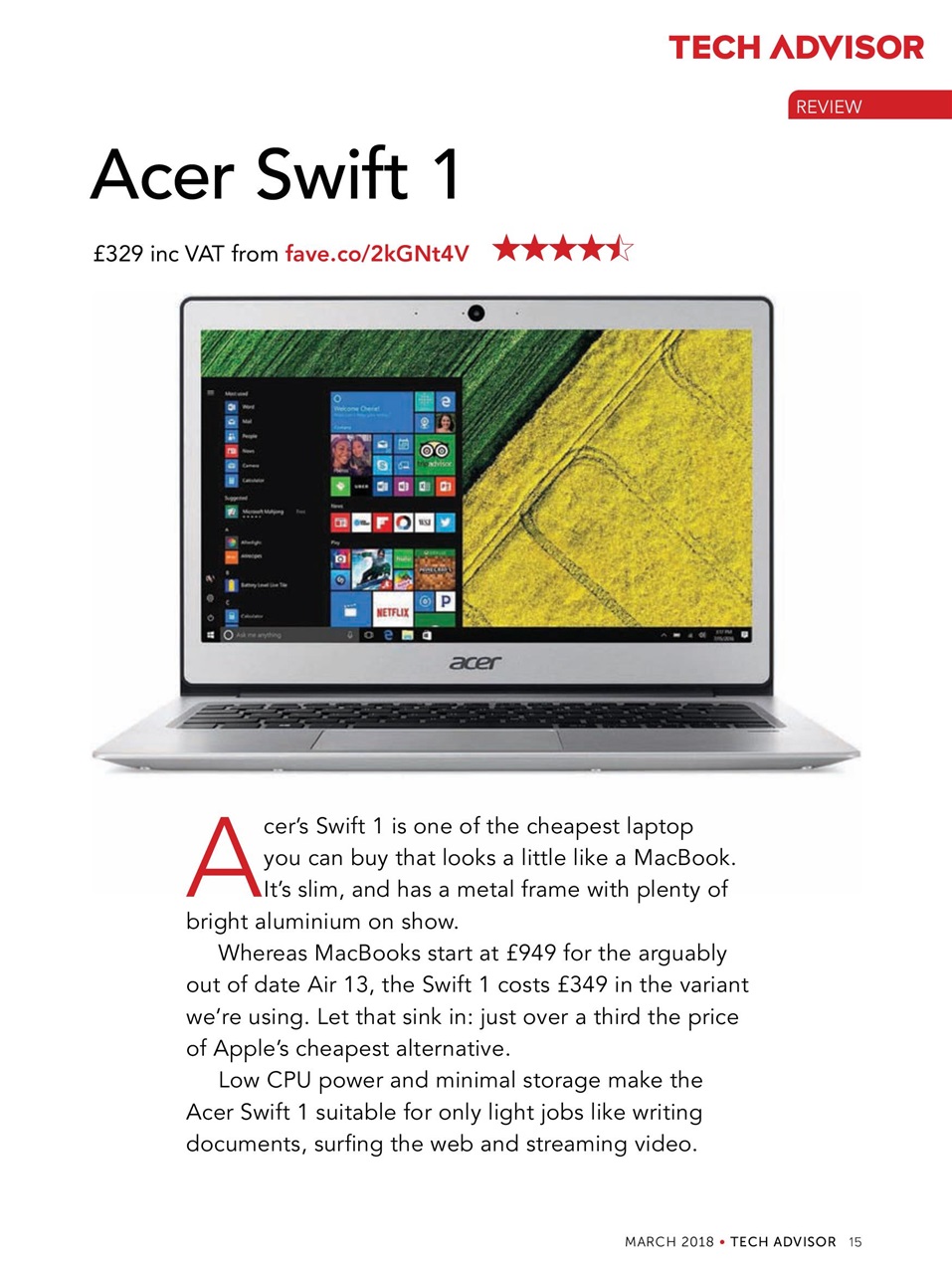 Tech Advisor Preview Pages