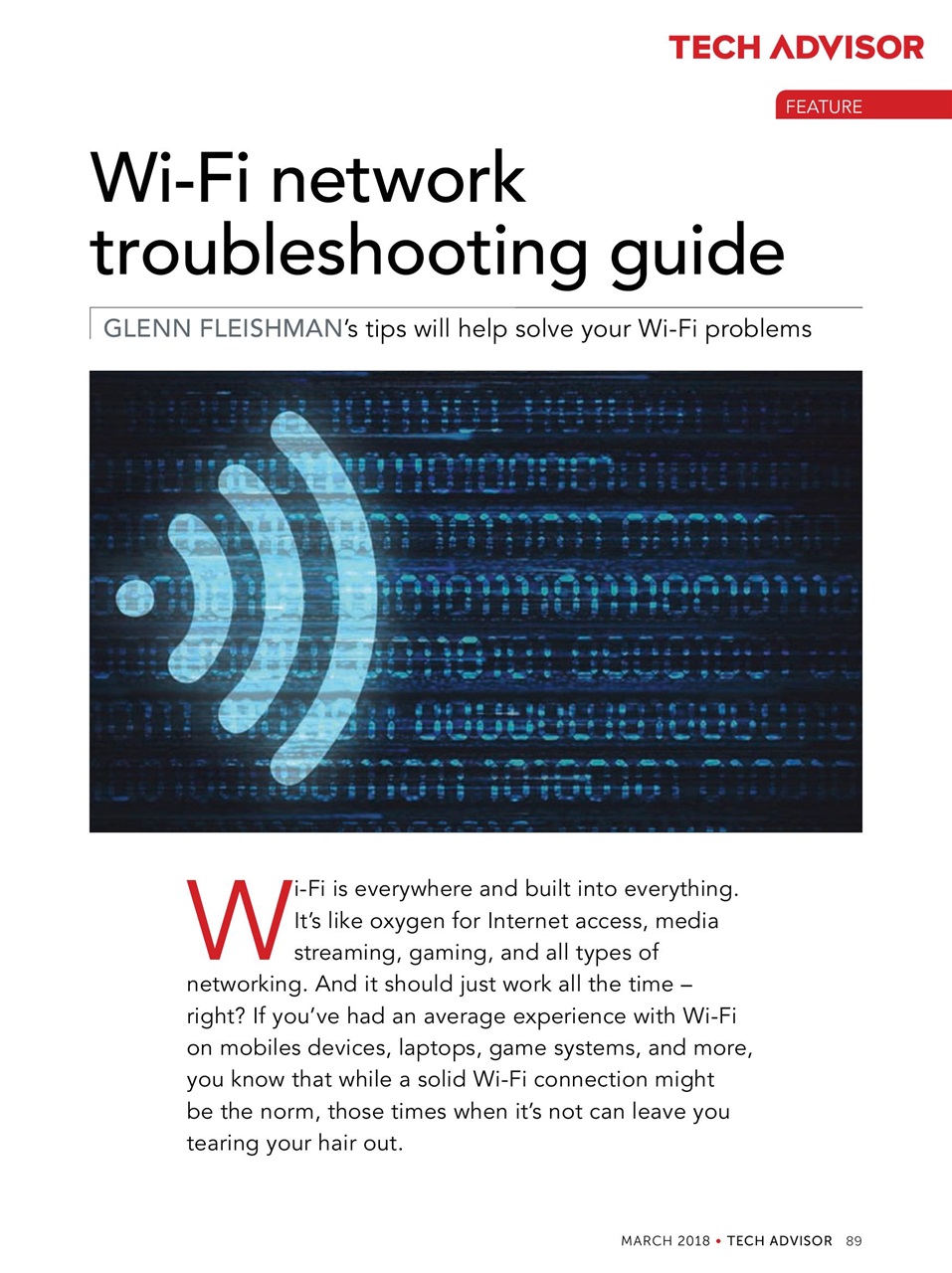 Tech Advisor Preview Pages