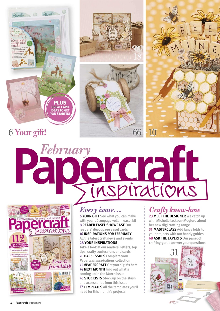 Papercraft Inspirations Preview Pages