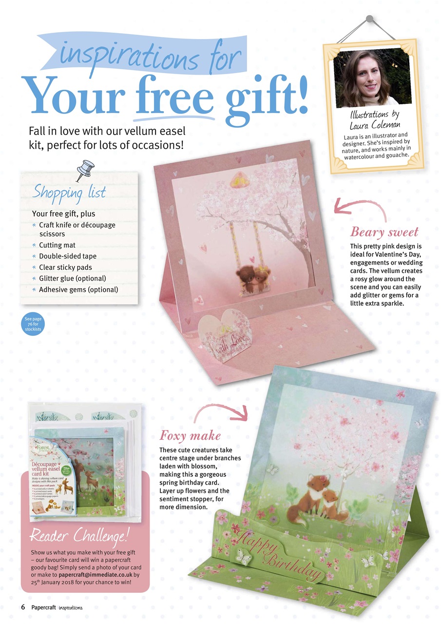 Papercraft Inspirations Preview Pages