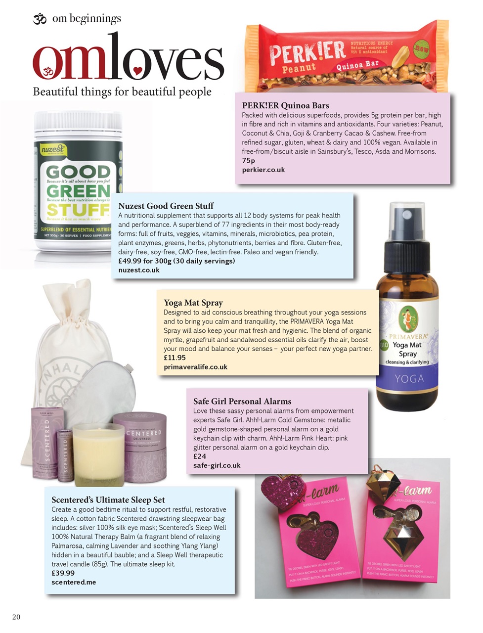 OM Yoga Magazine Preview Pages