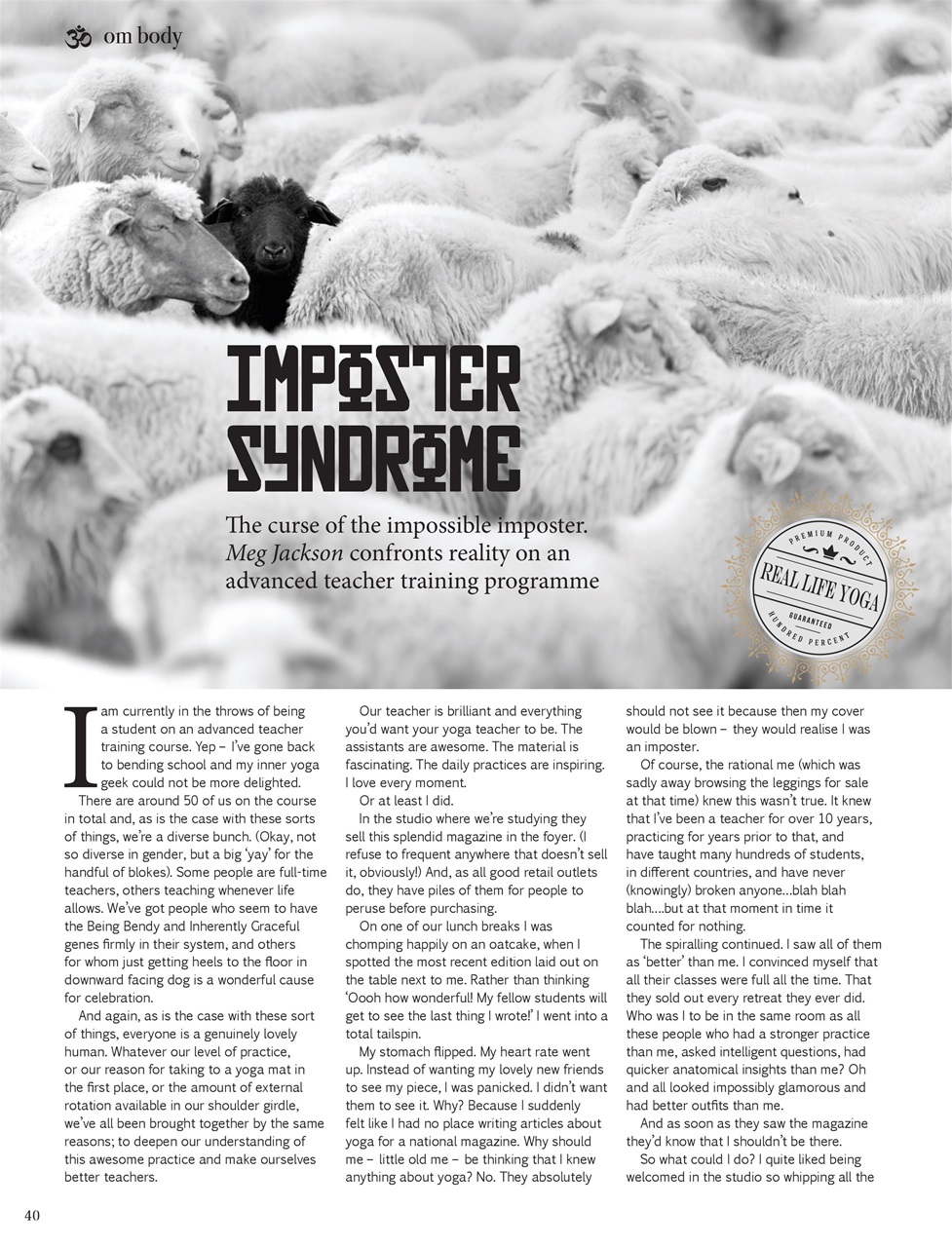 OM Yoga Magazine Preview Pages