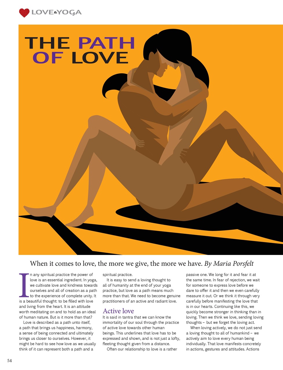 OM Yoga Magazine Preview Pages