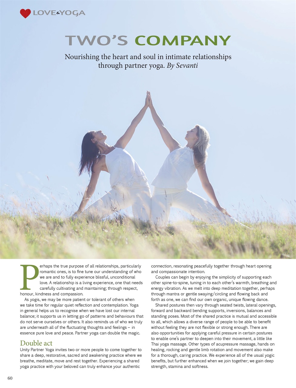 OM Yoga Magazine Preview Pages