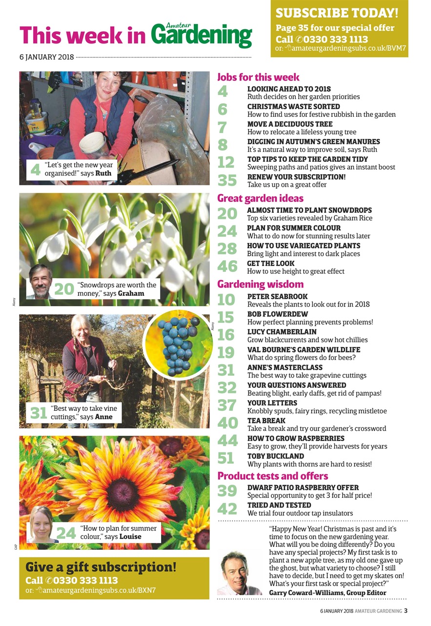 Amateur Gardening Preview Pages