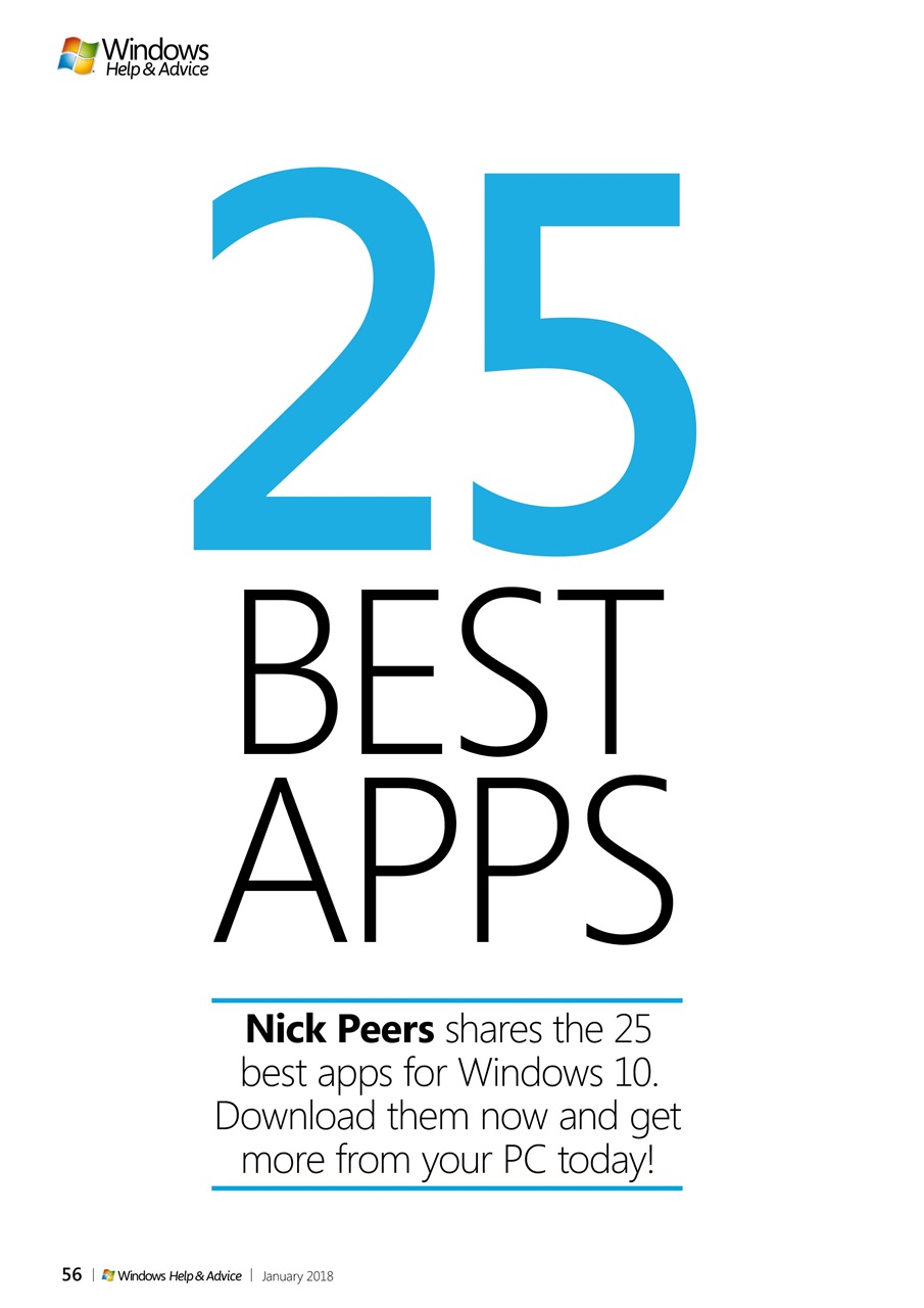 Windows Help & Advice Preview Pages