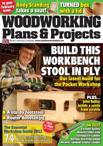 Woodworking Crafts Magazine issue February 2012