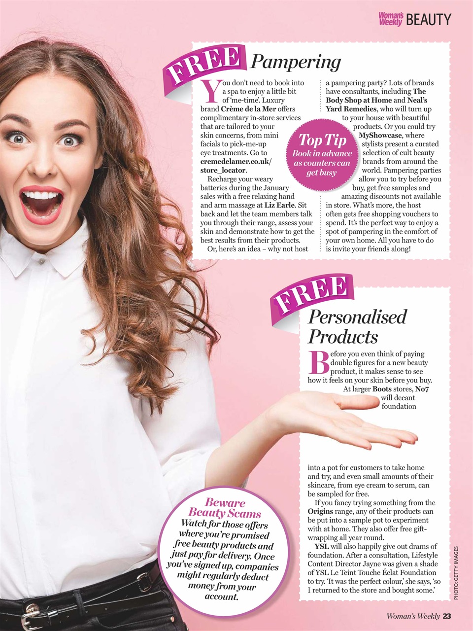 Woman's Weekly Preview Pages