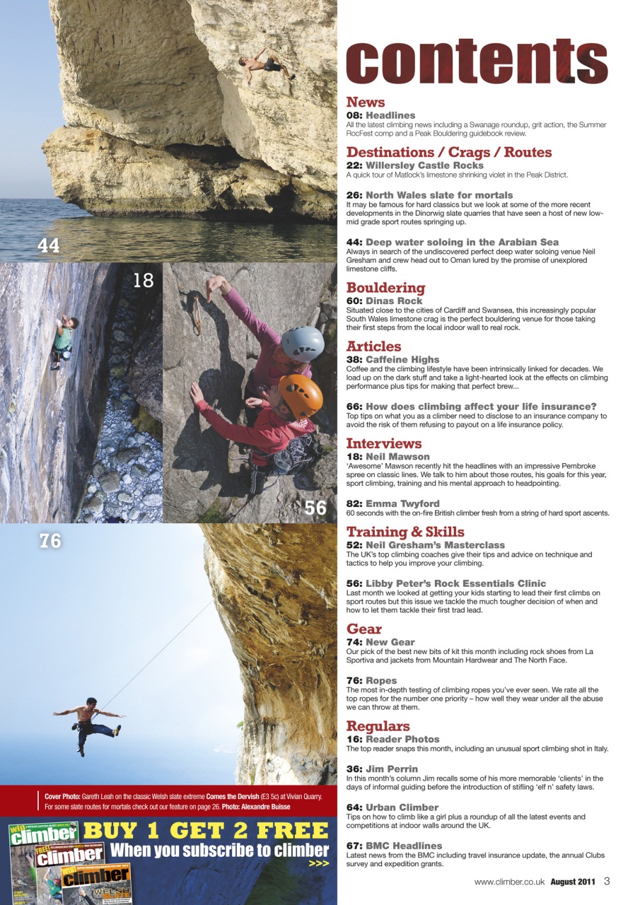 Climber Preview Pages