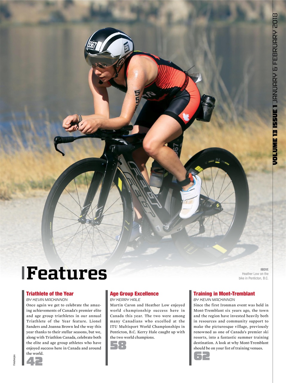 Triathlon Magazine Canada Preview Pages