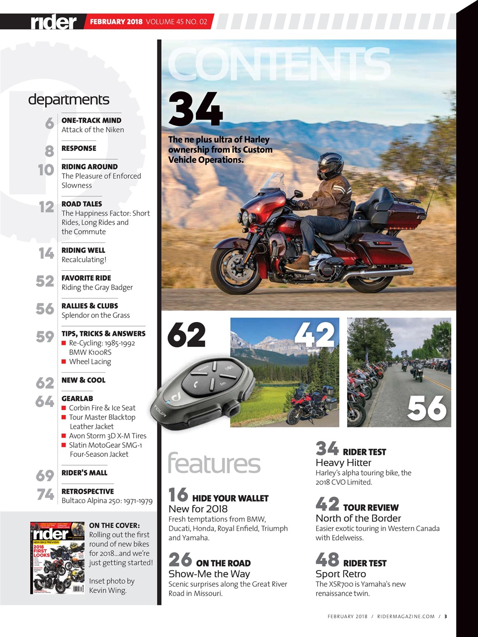 Rider Magazine Preview Pages