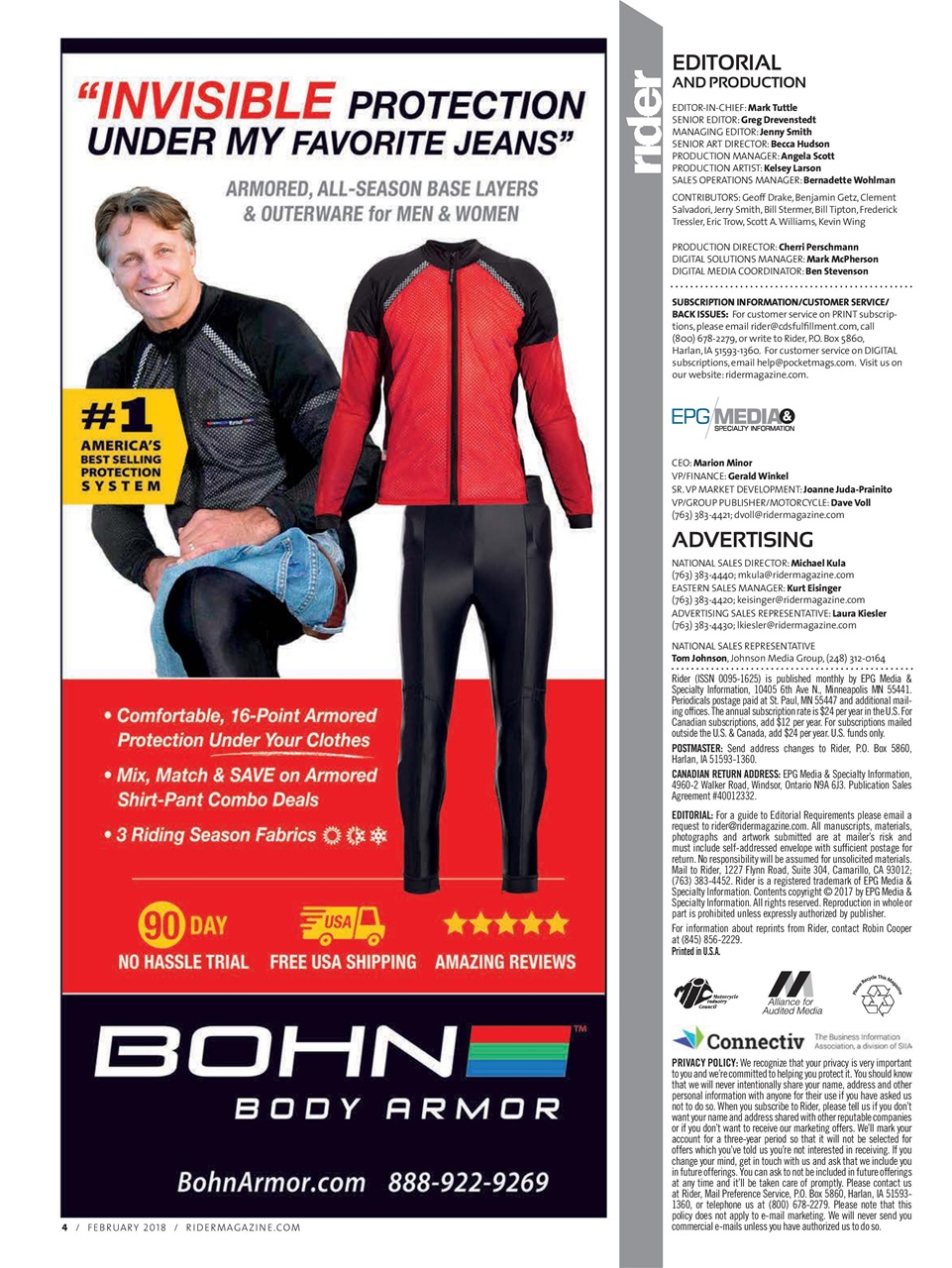 Rider Magazine Preview Pages