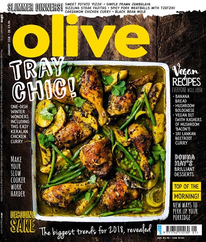 Olive Magazine issue January 2018