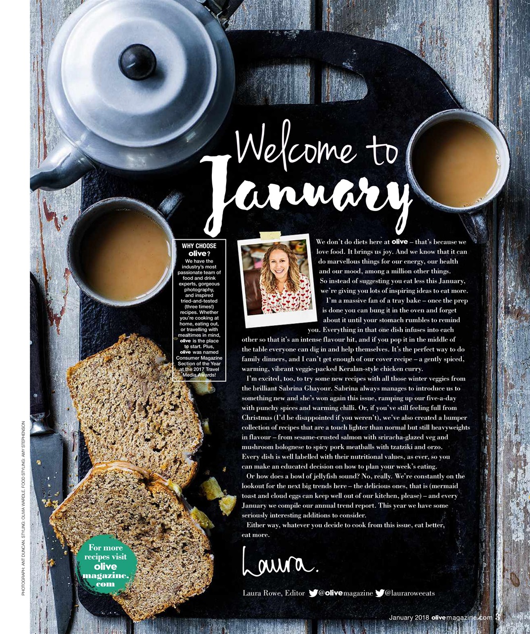 Olive Magazine Preview Pages