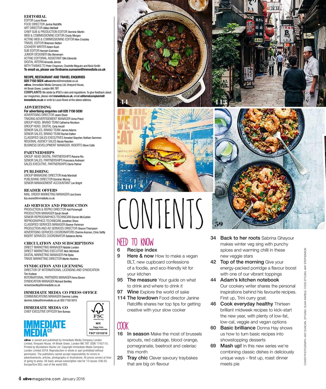 Olive Magazine Preview Pages