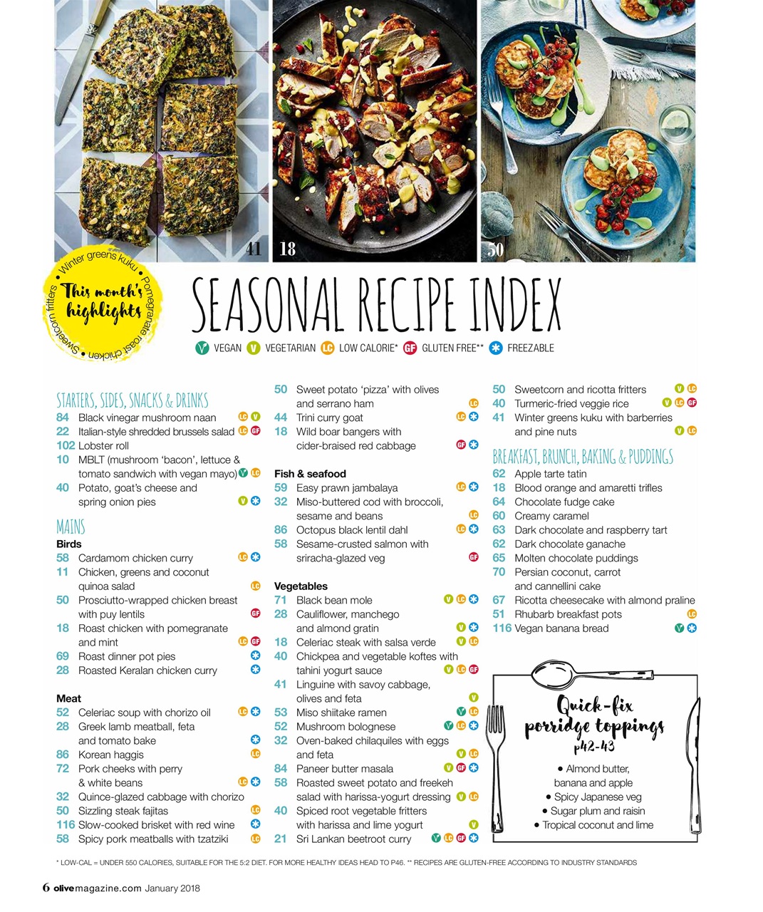 Olive Magazine Preview Pages