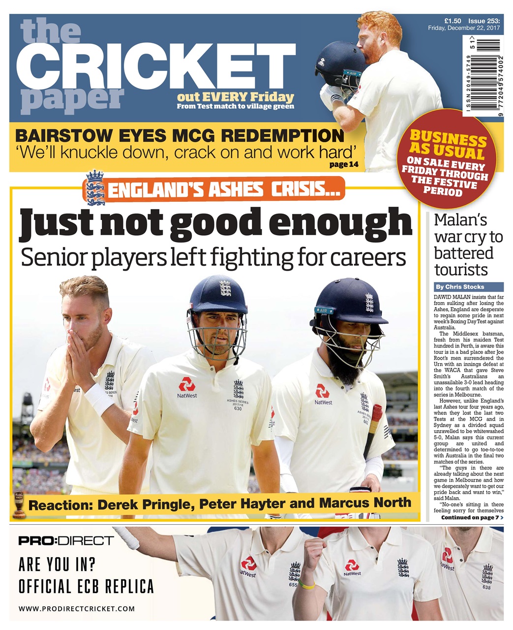 The Cricket Paper Preview Pages