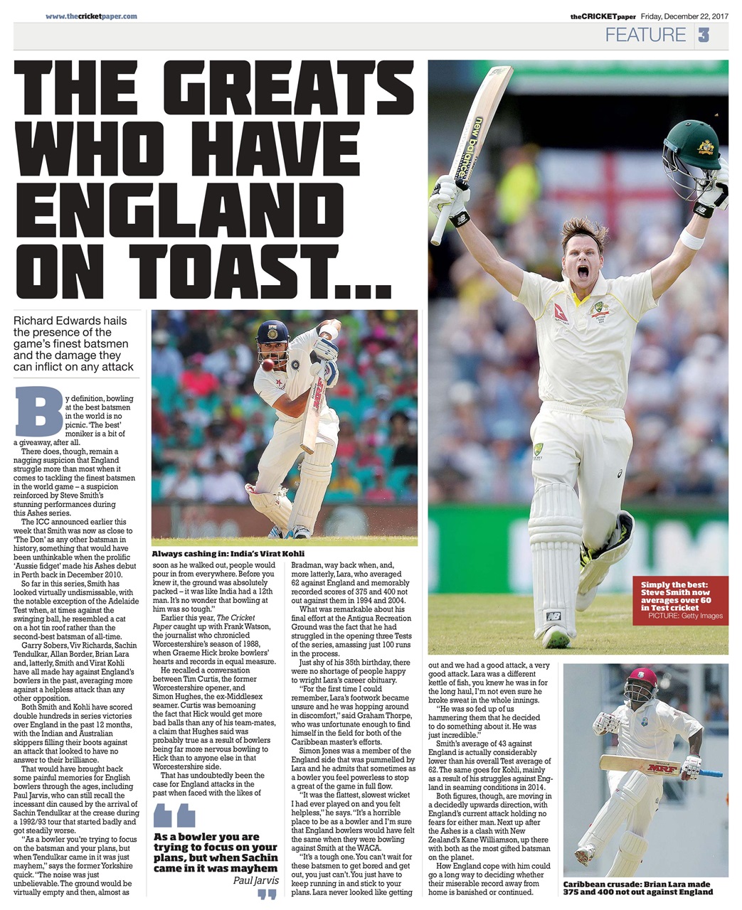 The Cricket Paper Preview Pages