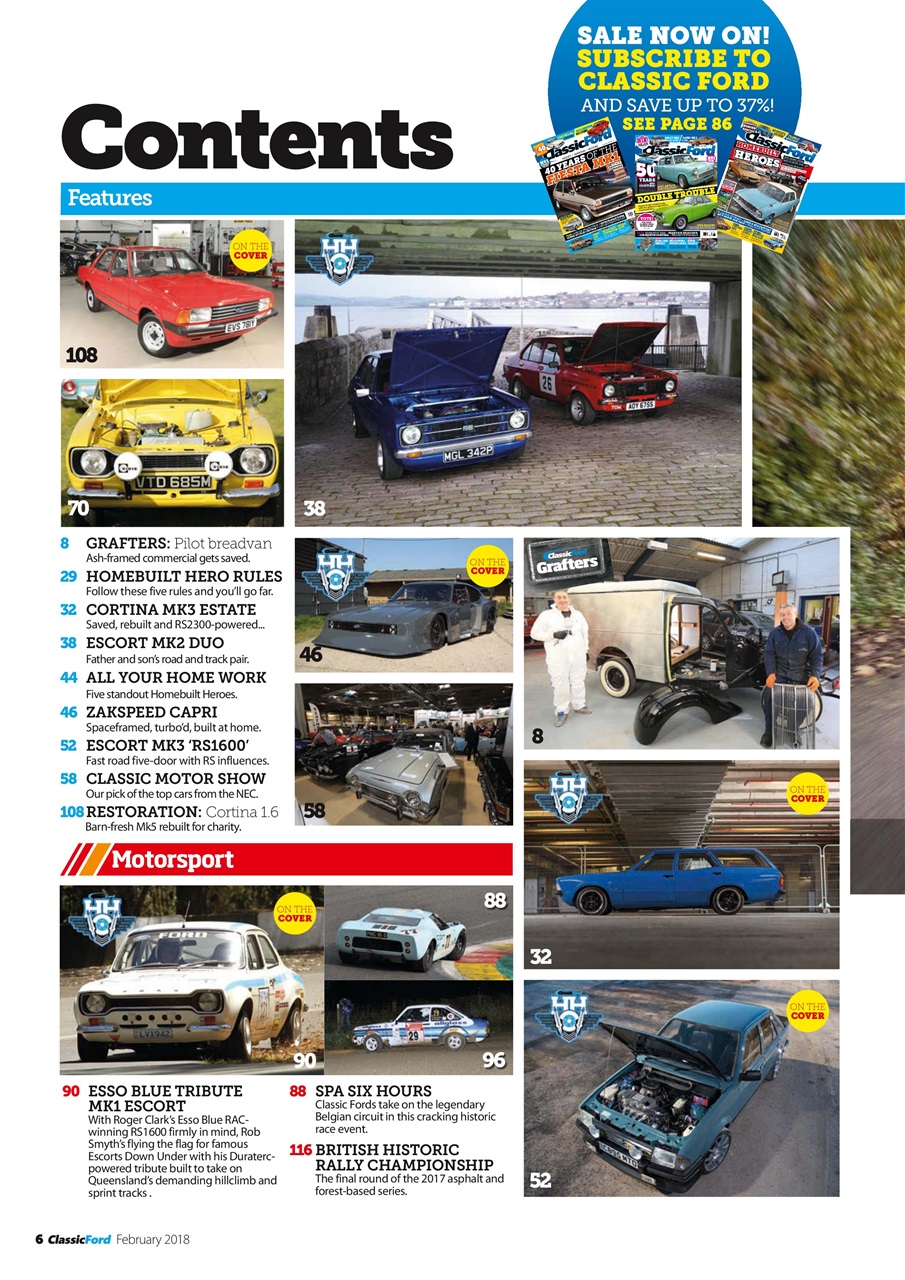 Classic Ford Preview Pages