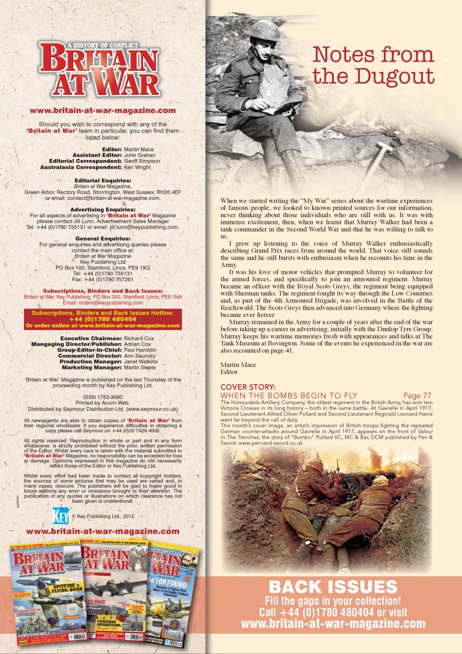 Britain at War Magazine Preview Pages