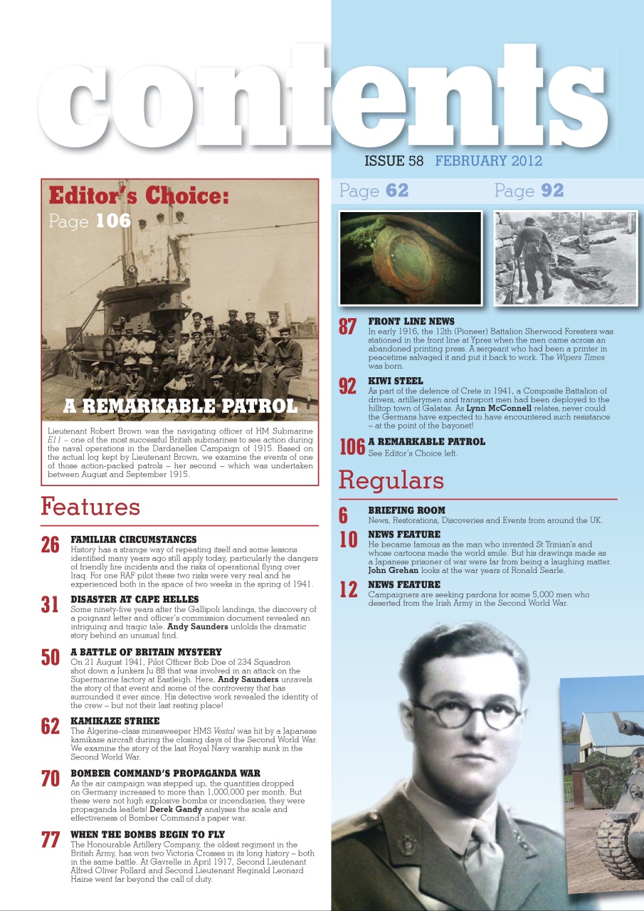 Britain at War Magazine Preview Pages