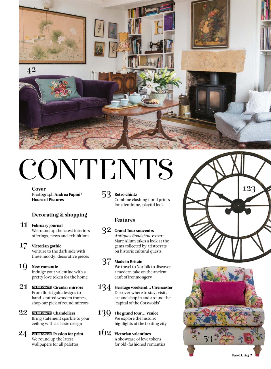 Period Living Magazine Preview Pages