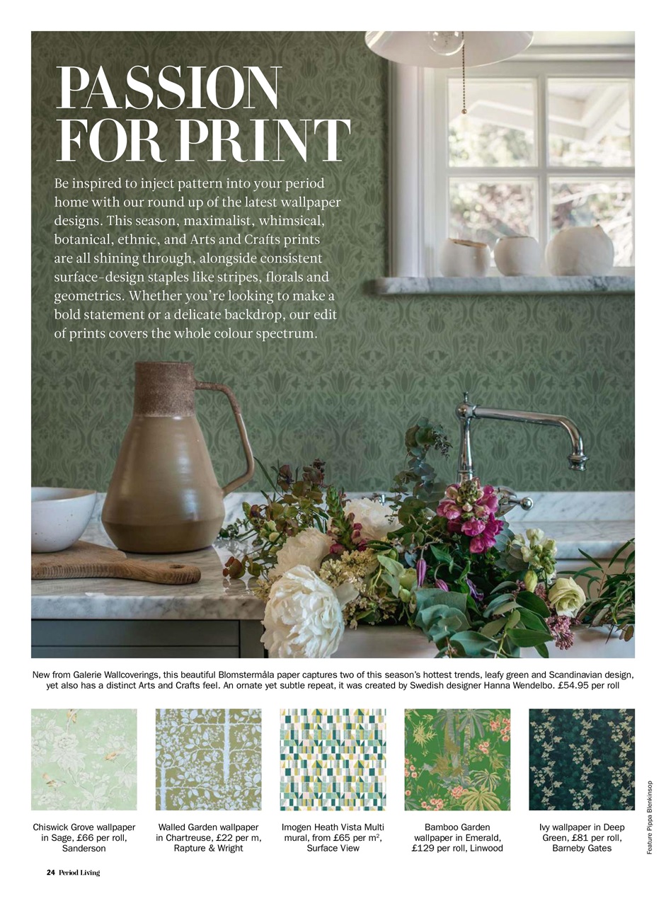Period Living Magazine Preview Pages