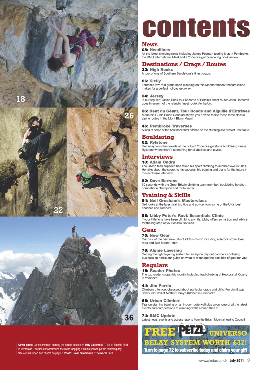 Climber Preview Pages