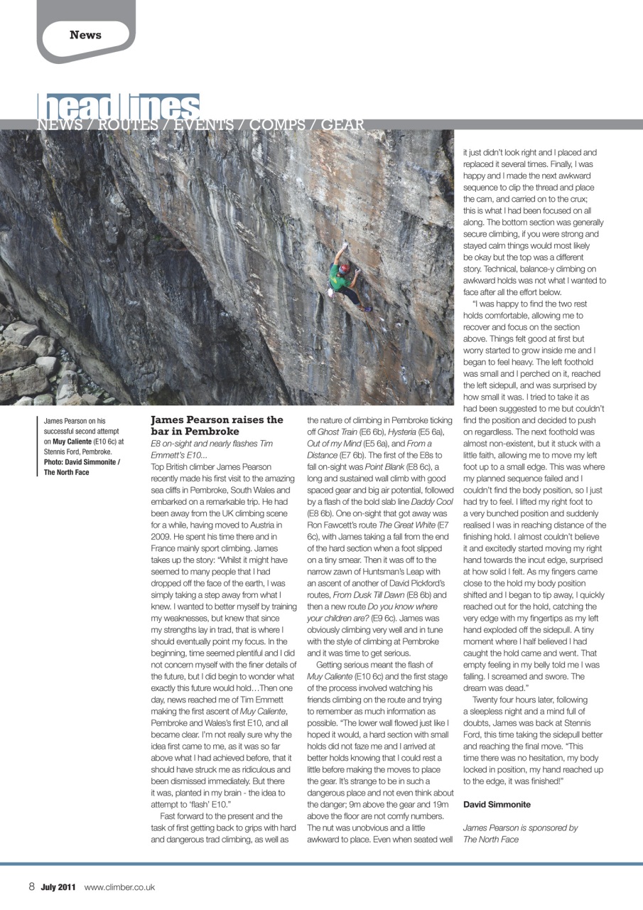 Climber Preview Pages