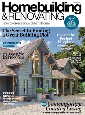 Homebuilding & Renovating Magazine issue February 2018