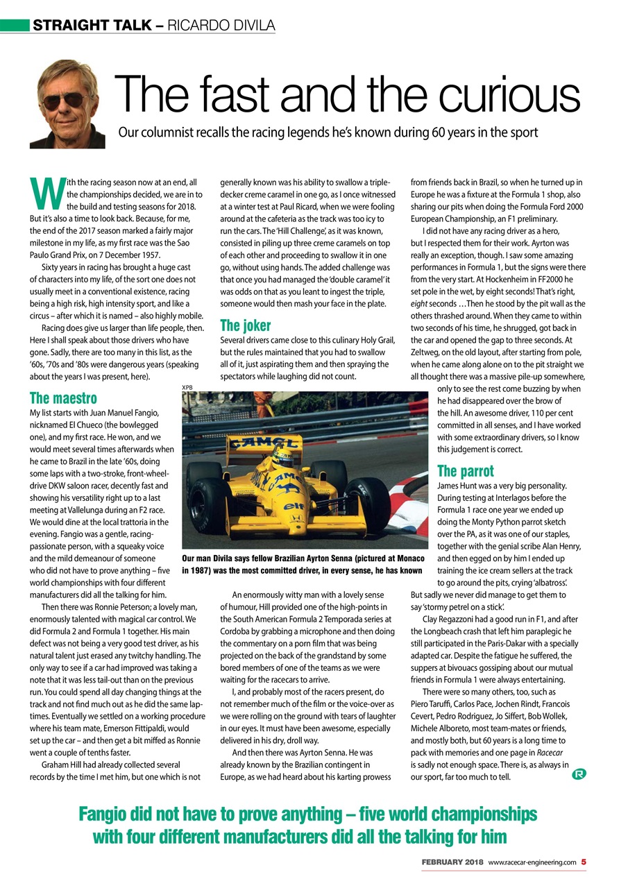 Racecar Engineering Preview Pages