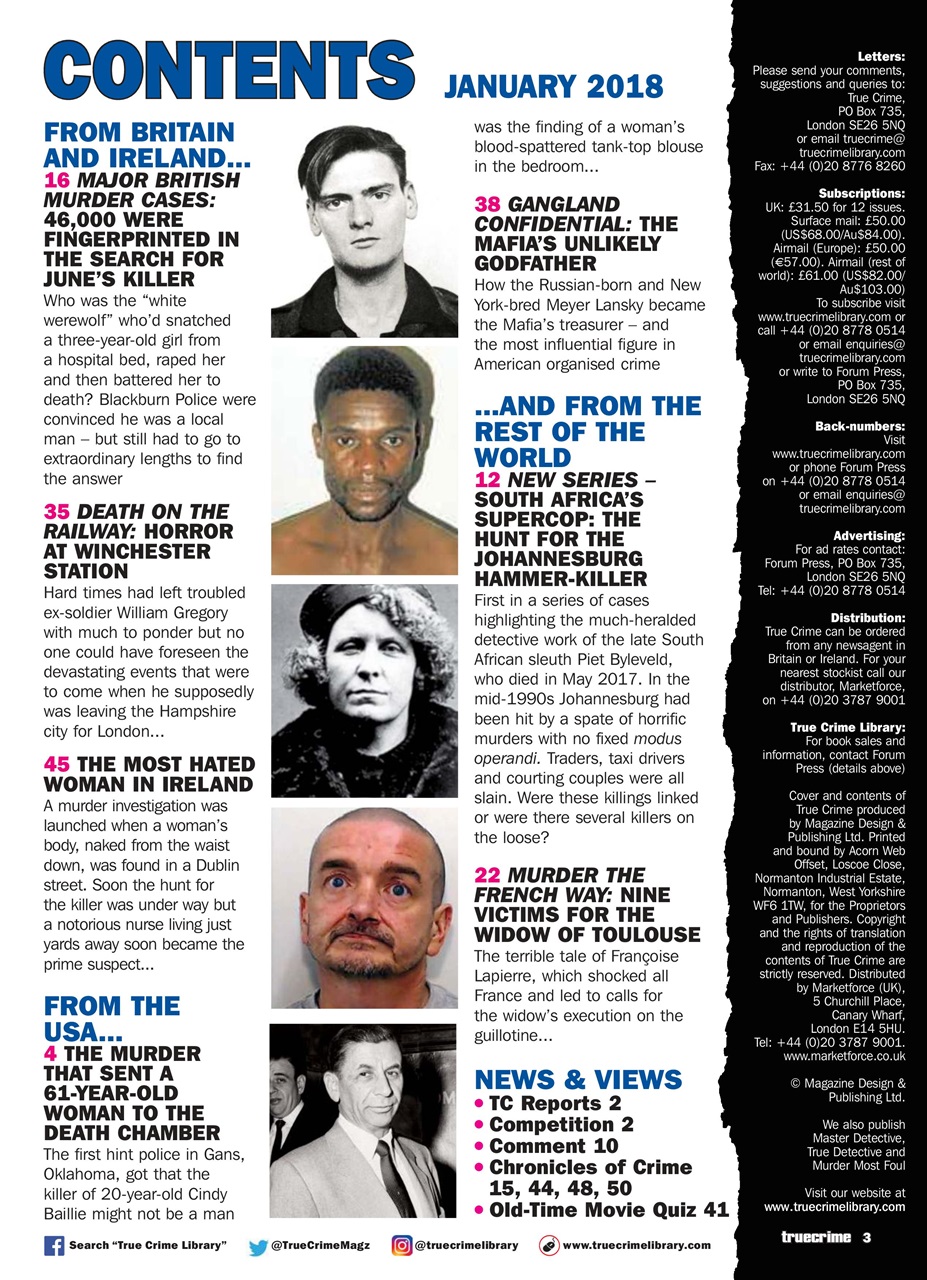 True Crime Preview Pages