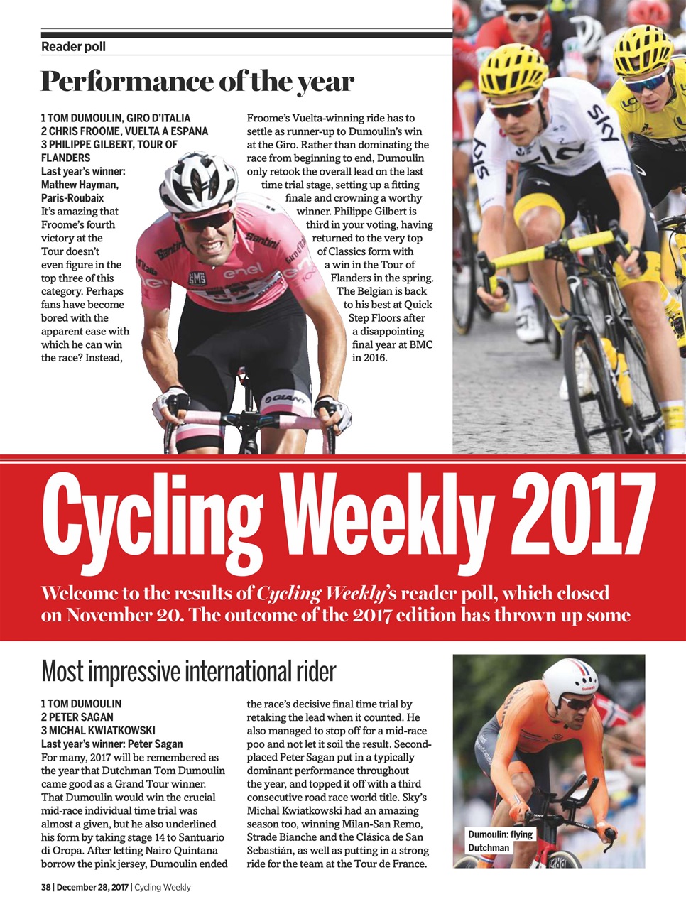 Cycling Weekly Preview Pages